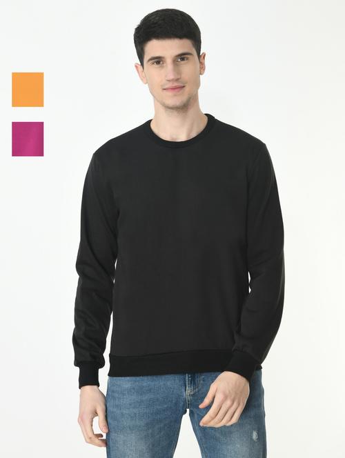 mens combo sweatshirt - 19609293 - Very Small Image - 1