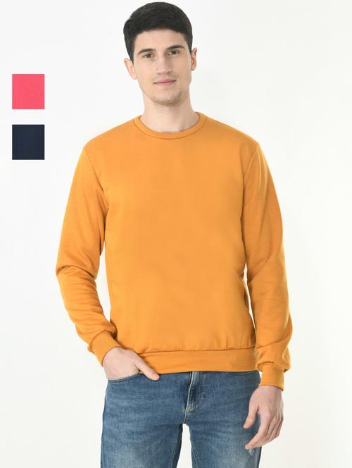 mens combo sweatshirt - 19609417 - Very Small Image - 1