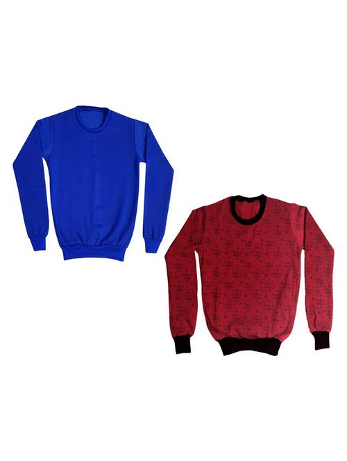 girls printed sweatshirt combo - 19609493 - Very Small Image - 1