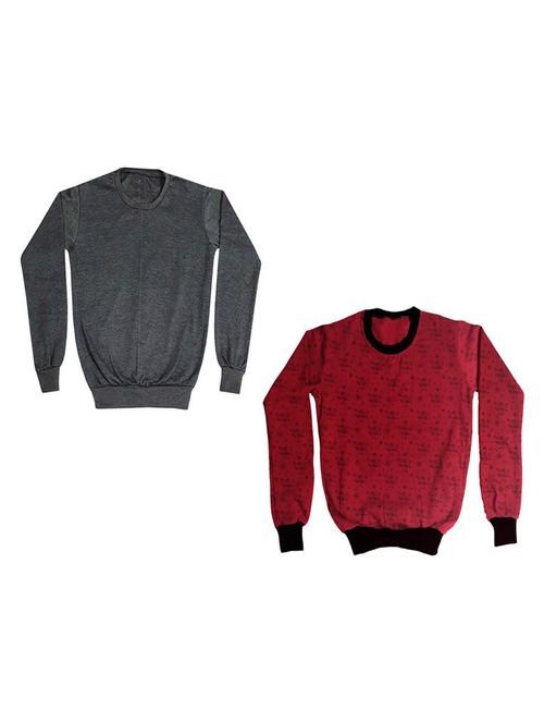 girls printed sweatshirt combo - 19609541 - Very Small Image - 1