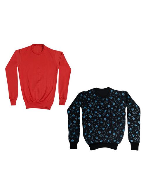 girls printed sweatshirt combo - 19609576 - Very Small Image - 1