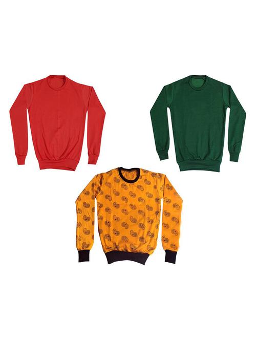 girls printed sweatshirt combo - 19609596 - Very Small Image - 1