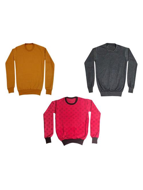 girls printed sweatshirt combo - 19609638 - Very Small Image - 1