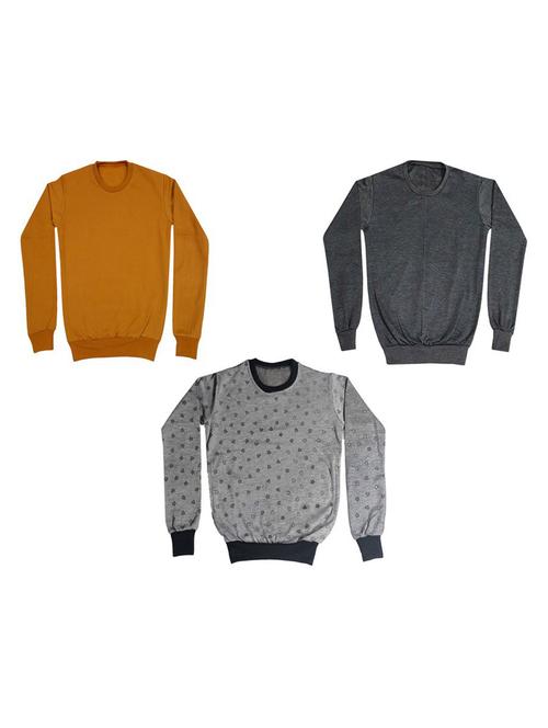 girls printed sweatshirt combo - 19609640 - Very Small Image - 1