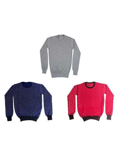girls printed sweatshirt combo - 19609667 - Very Small Image - 1