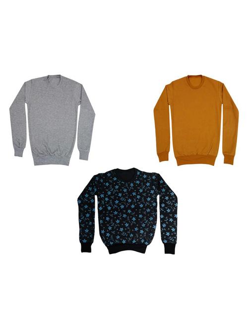 girls printed sweatshirt combo - 19609682 - Very Small Image - 1