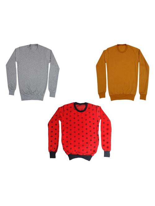 girls printed sweatshirt combo - 19609683 - Very Small Image - 1