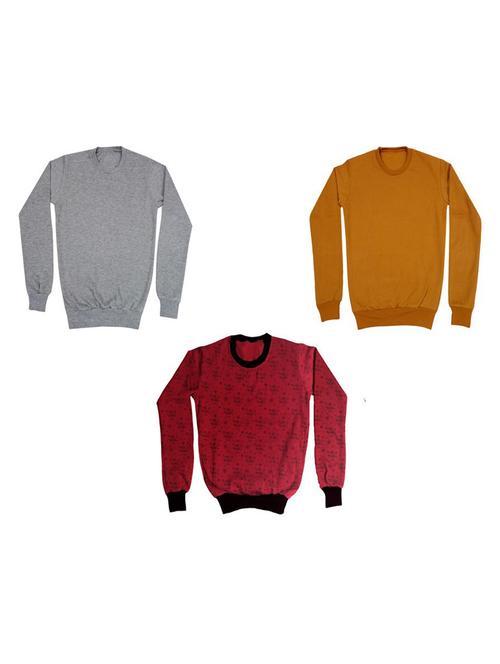 girls printed sweatshirt combo - 19609685 - Very Small Image - 1