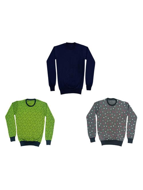 girls printed sweatshirt combo - 19609691 - Very Small Image - 1