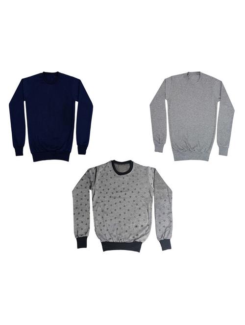 girls printed sweatshirt combo - 19609737 - Very Small Image - 1