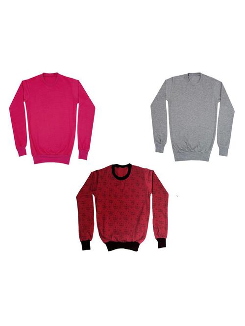 girls printed sweatshirt combo - 19609762 - Very Small Image - 1