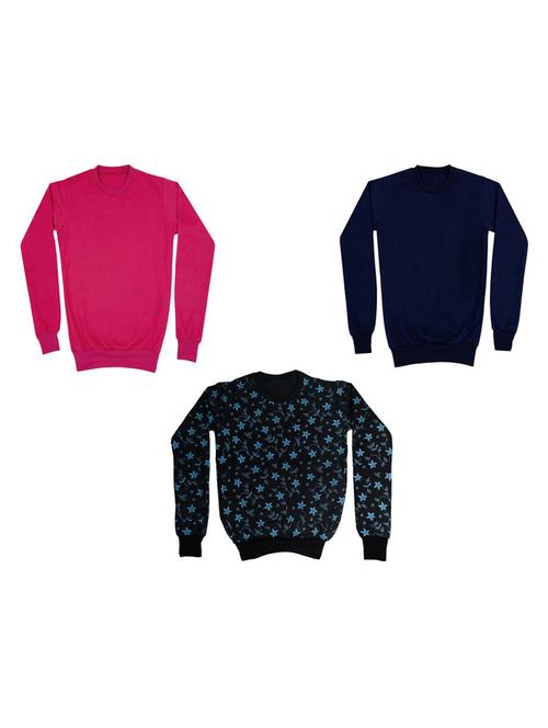 girls printed sweatshirt combo - 19609769 - Very Small Image - 1