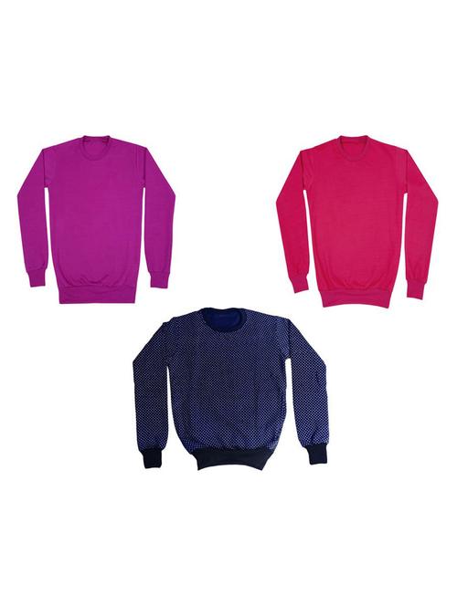 girls printed sweatshirt combo - 19609814 - Very Small Image - 1