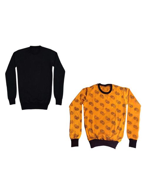 girls printed sweatshirt combo - 19609823 - Very Small Image - 1