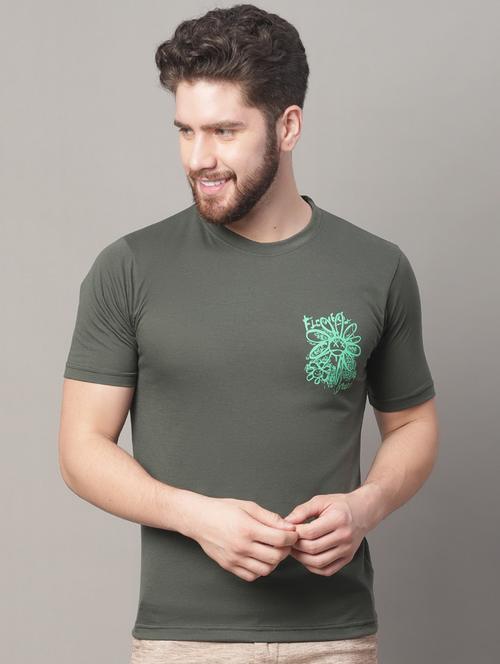 round neck back printed t-shirt - 19615164 - Very Small Image - 1