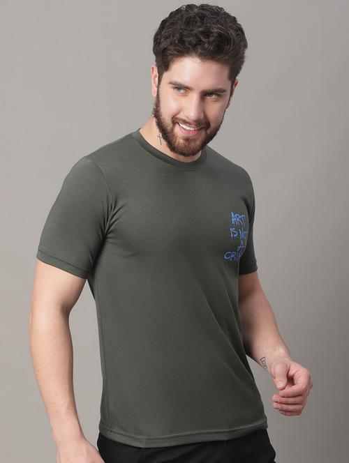 round neck back printed t-shirt - 19615166 - Very Small Image - 1