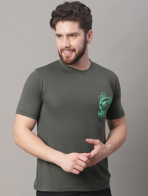 round neck back printed t-shirt - 19615170 - Very Small Image - 1