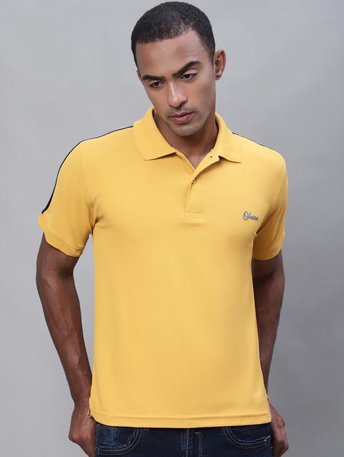 yellow cotton polo t-shirt - 19615180 - Very Small Image - 1