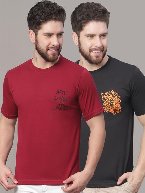 pack of 2 printed t-shirt - 19615299 - Very Small Image - 1
