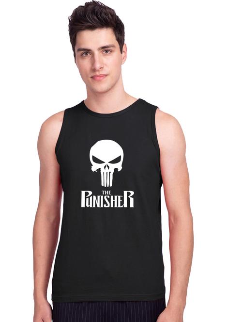 chest-printed cotton vest - 19615535 - Very Small Image - 1