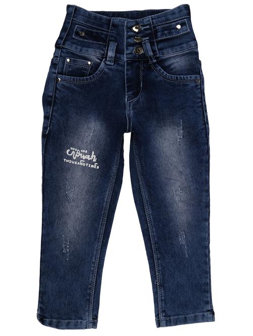 girls printed slim fit jeans - 19616153 - Very Small Image - 1