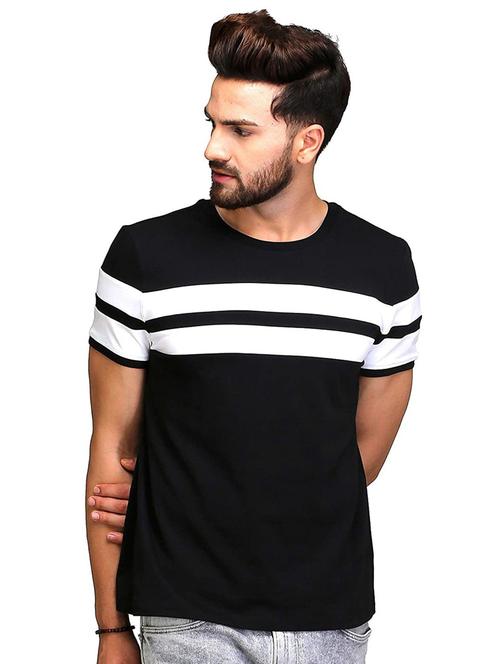 round neck striped regular t-shirt - 19617095 - Very Small Image - 1