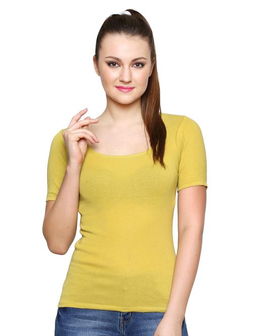 women's straight round neck top - 19617392 - Very Small Image - 1