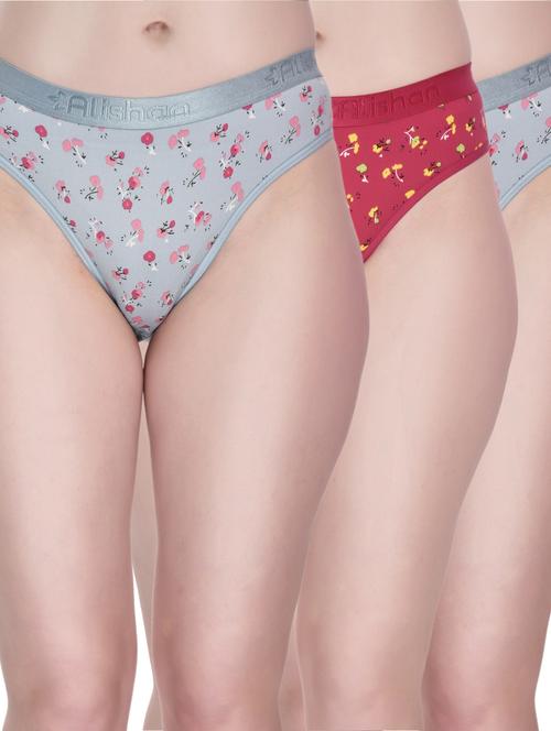 alishan women's printed bikini panty combo - 19618363 - Very Small Image - 1