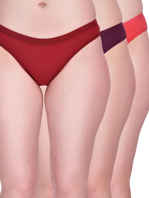 alishan women's solid bikini panty combo - 19618522 - Very Small Image - 1
