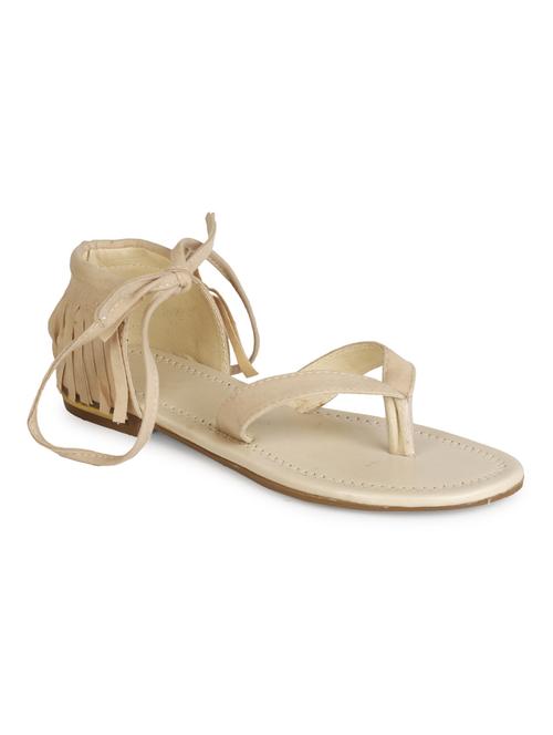 beige lace up sandal - 19618812 - Very Small Image - 1