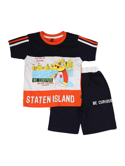 kids graphic printed shorts set - 19618933 - Very Small Image - 1