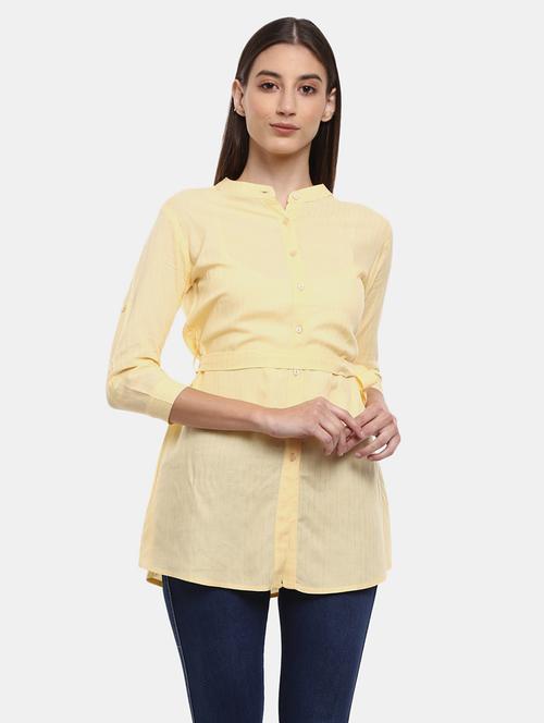 stripes rayon regular top - 19620032 - Very Small Image - 1