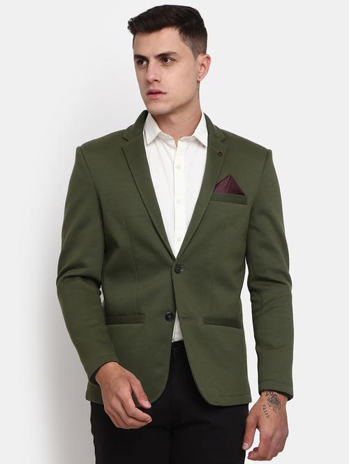 solids indo western casual blazer - 19620461 - Very Small Image - 1