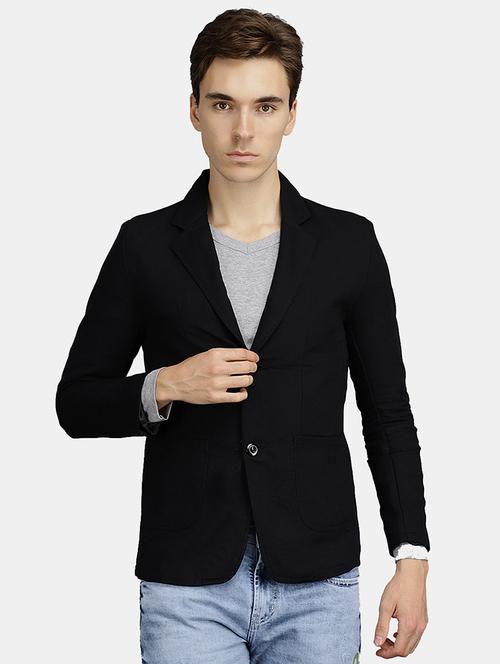 solids indo western casual blazer - 19620471 - Very Small Image - 1