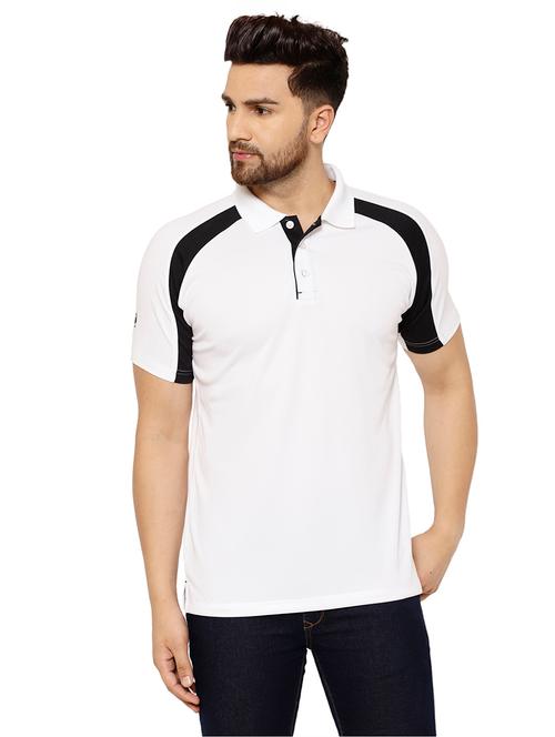 white cotton polo t-shirt - 19625702 - Very Small Image - 1