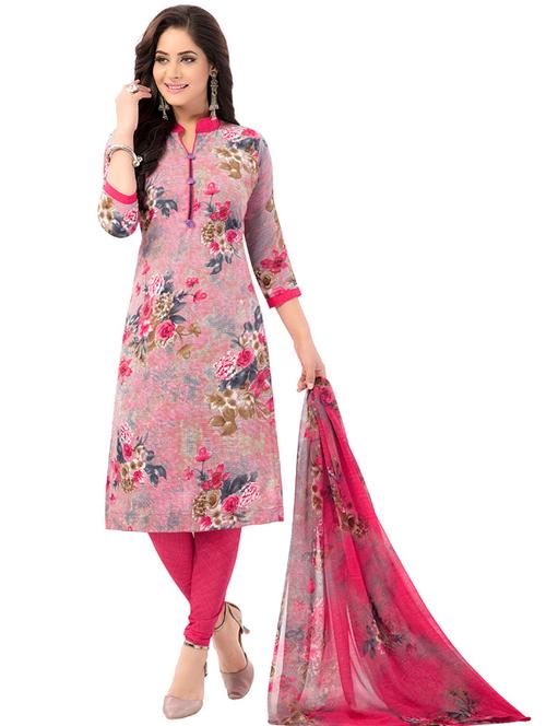 florals prints churidaar suit - 19626380 - Very Small Image - 1