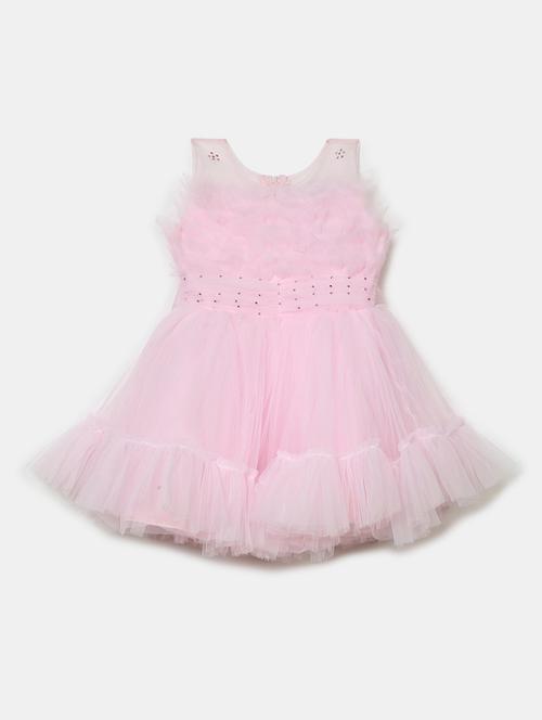 girls round neck sleeveless frock - 19626518 - Very Small Image - 1