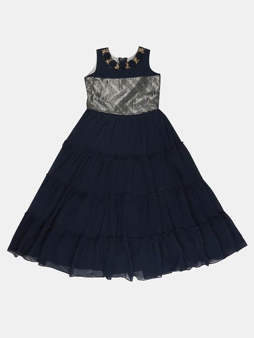 girls round neck sleeveless frock - 19626532 - Very Small Image - 1