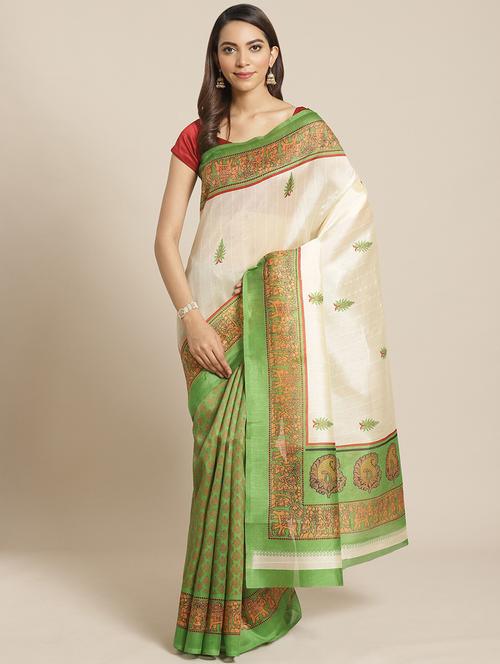 women's banarasi saree with blouse - 19626837 - Very Small Image - 1