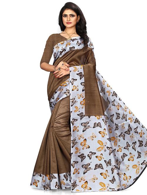 women's bordered royal blue colored saree - 19627039 - Very Small Image - 1