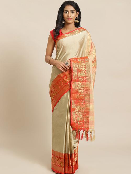 women's banarasi saree - 19628052 - Very Small Image - 1