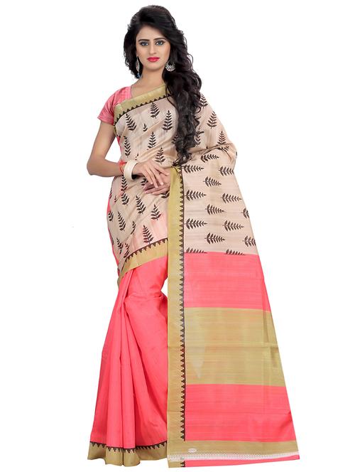 women's self design multi colored saree - 19629900 - Very Small Image - 1