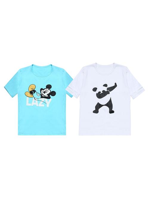 pack of 2 printed t-shirt - 19632157 - Very Small Image - 1