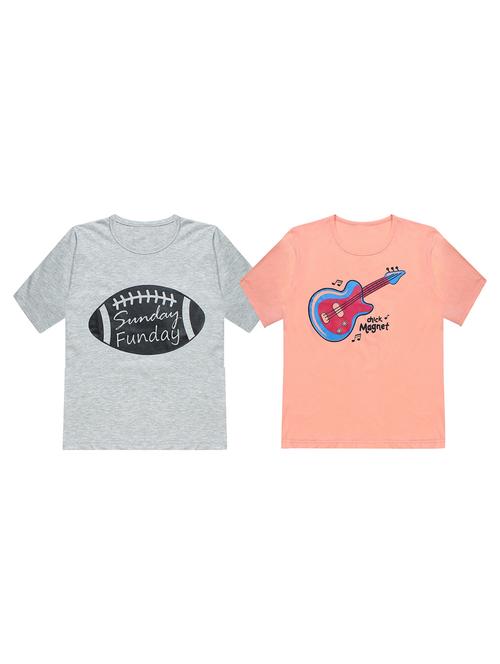 pack of 2 printed t-shirt - 19632194 - Very Small Image - 1