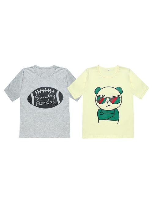 pack of 2 printed t-shirt - 19632197 - Very Small Image - 1