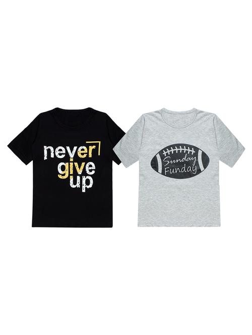 pack of 2 printed t-shirt - 19632198 - Very Small Image - 1