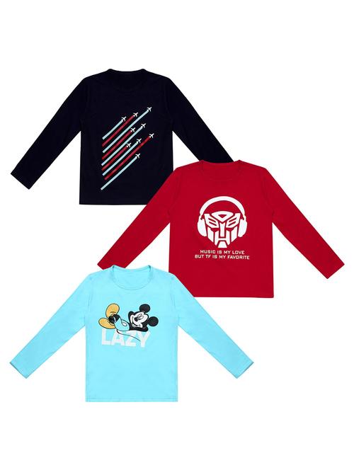 pack of 3 printed t-shirt - 19632307 - Very Small Image - 1