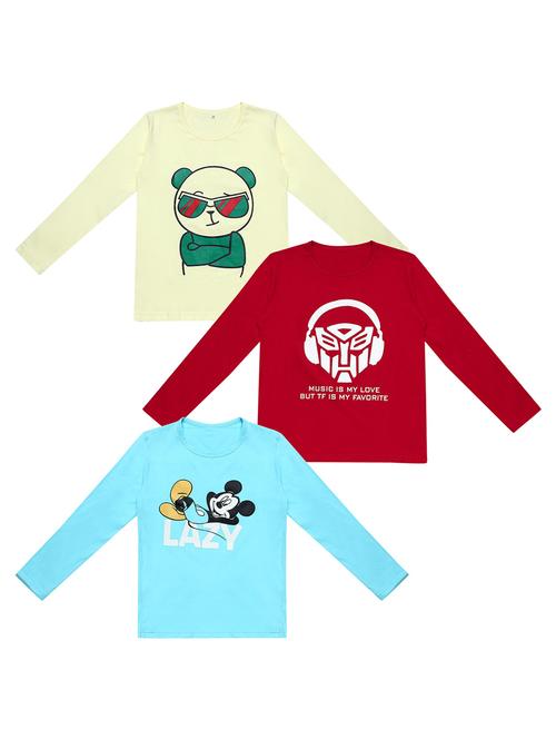 pack of 3 printed t-shirt - 19632323 - Very Small Image - 1