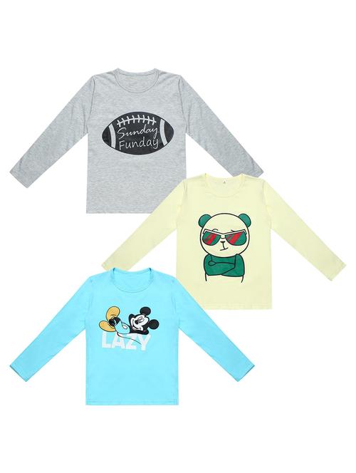 pack of 3 printed t-shirt - 19632366 - Very Small Image - 1