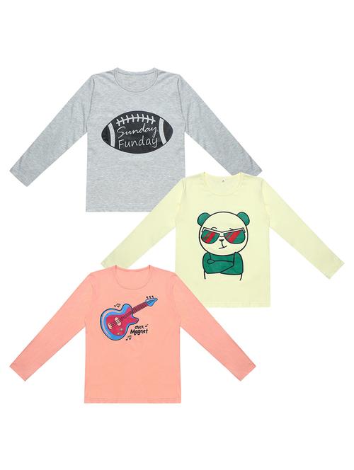 pack of 3 printed t-shirt - 19632370 - Very Small Image - 1